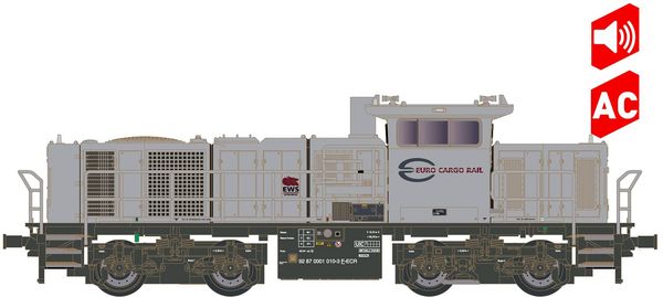 Kato HobbyTrain Lemke 90255 - Diesel Locomotive Vossloh G1000 of the ECR (DCC Sound Decoder)